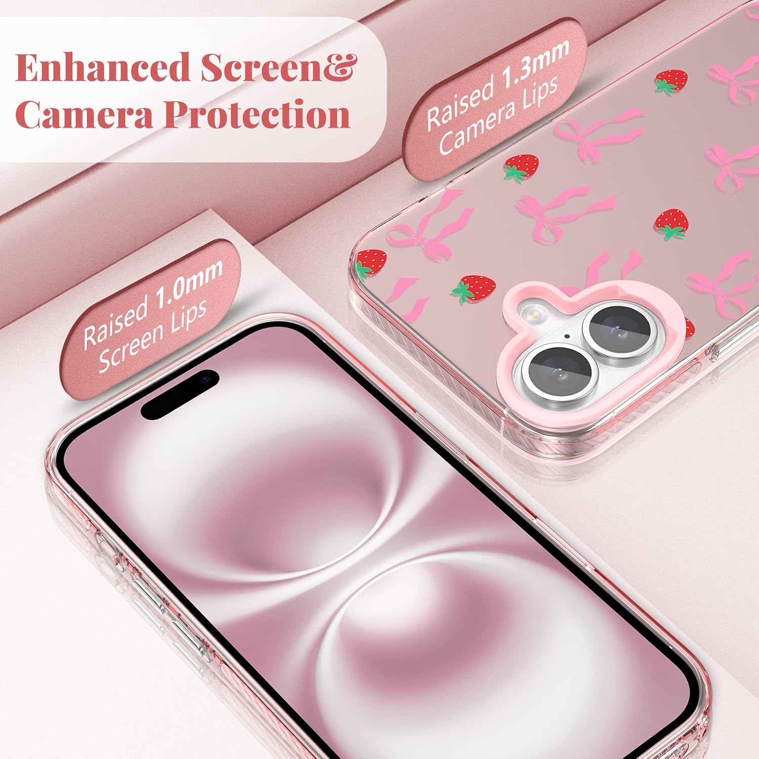 Thumbnail 3 de ZTOFERA Rosa Hülle für iPhone 17