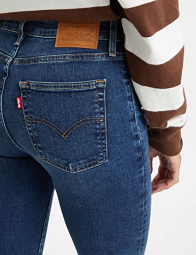 Detalle de Levi's 721 High Rise Skinny Jeans Femme — Blue Wave Dark (23W/28L)