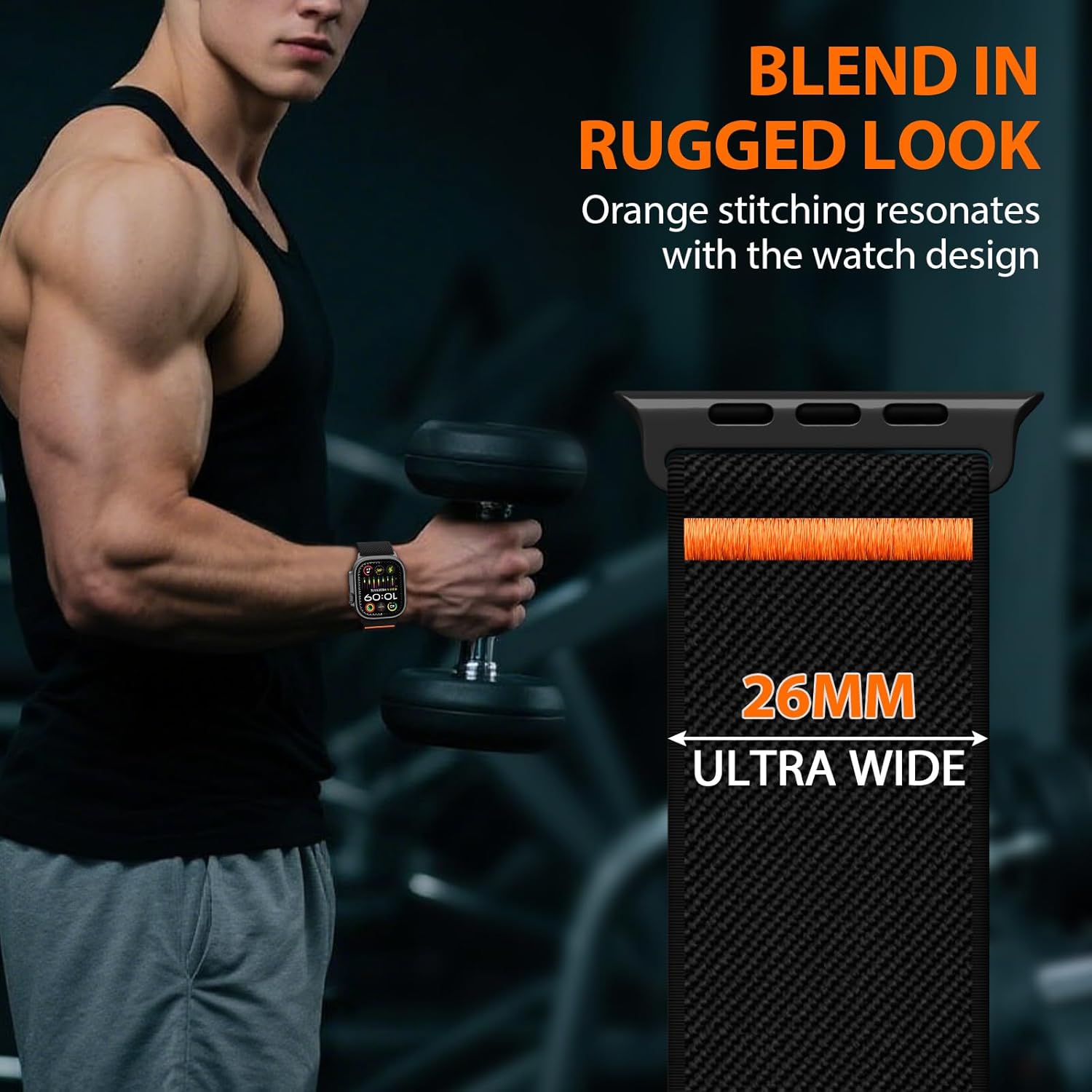 Thumbnail 3 de Elastic Sport Band 49mm Apple Watch band