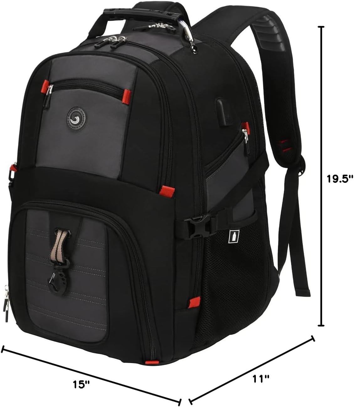 Thumbnail 6 de SHRRADOO Travel Laptop Backpack 50L