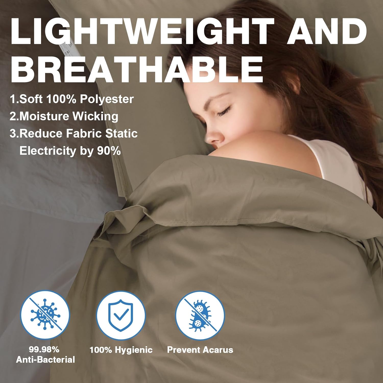 Thumbnail 2 de JAICOM Sleeping Bag Liner (Ultralight Travel Sheet) 220 x 90 cm