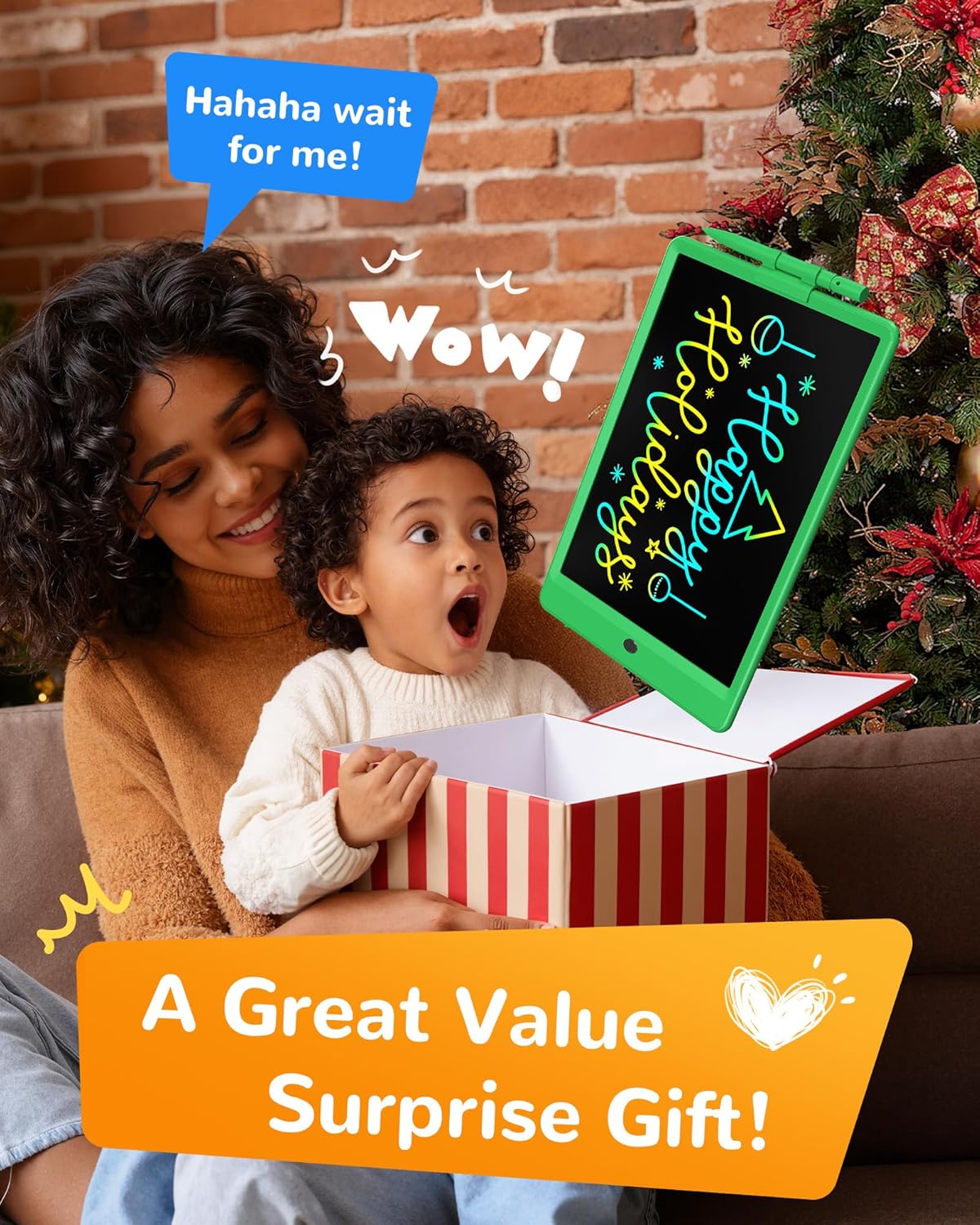 Thumbnail 6 de KOKODI 10-Inch LCD Writing Tablet for Kids (Green) – Colorful Doodle Board