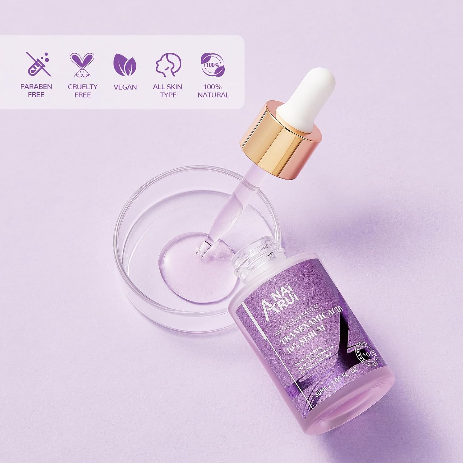 Thumbnail 4 de ANAiRUi tranexaminezuurserum met niacinamide en hyaluronzuur, 30 ml