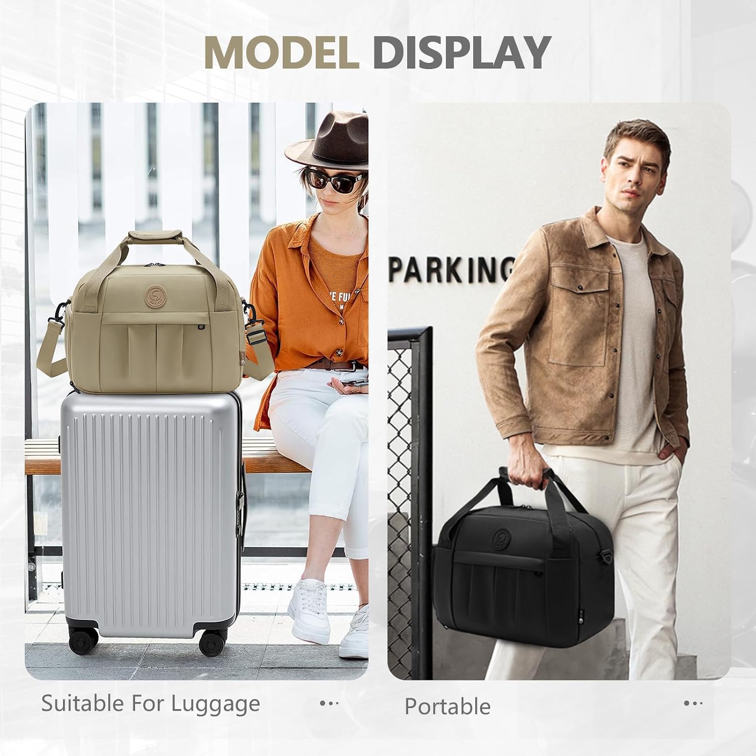 Thumbnail 6 de Borsa da viaggio SUCIKORIO 40x30x20 per bagaglio a mano (25 L) con scomparto scarpe e busta bagnata