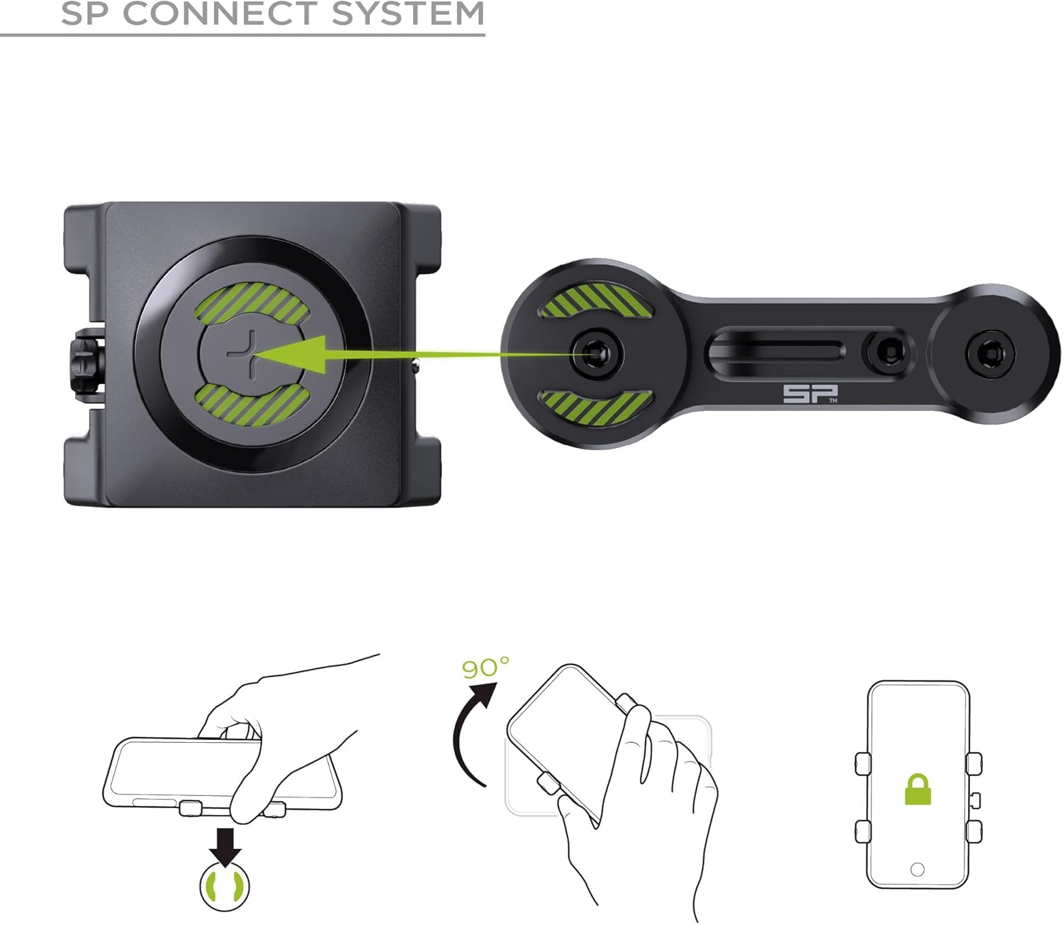 Detalle de SP CONNECT Kit Support Moto 60% antivibration