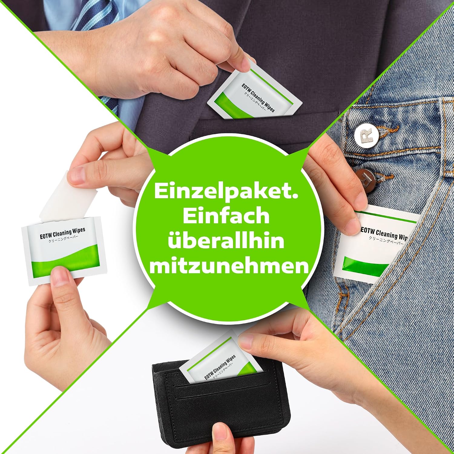 Thumbnail 3 de Bildschirm Reinigungstücher Brillenputztücher 60 Stück