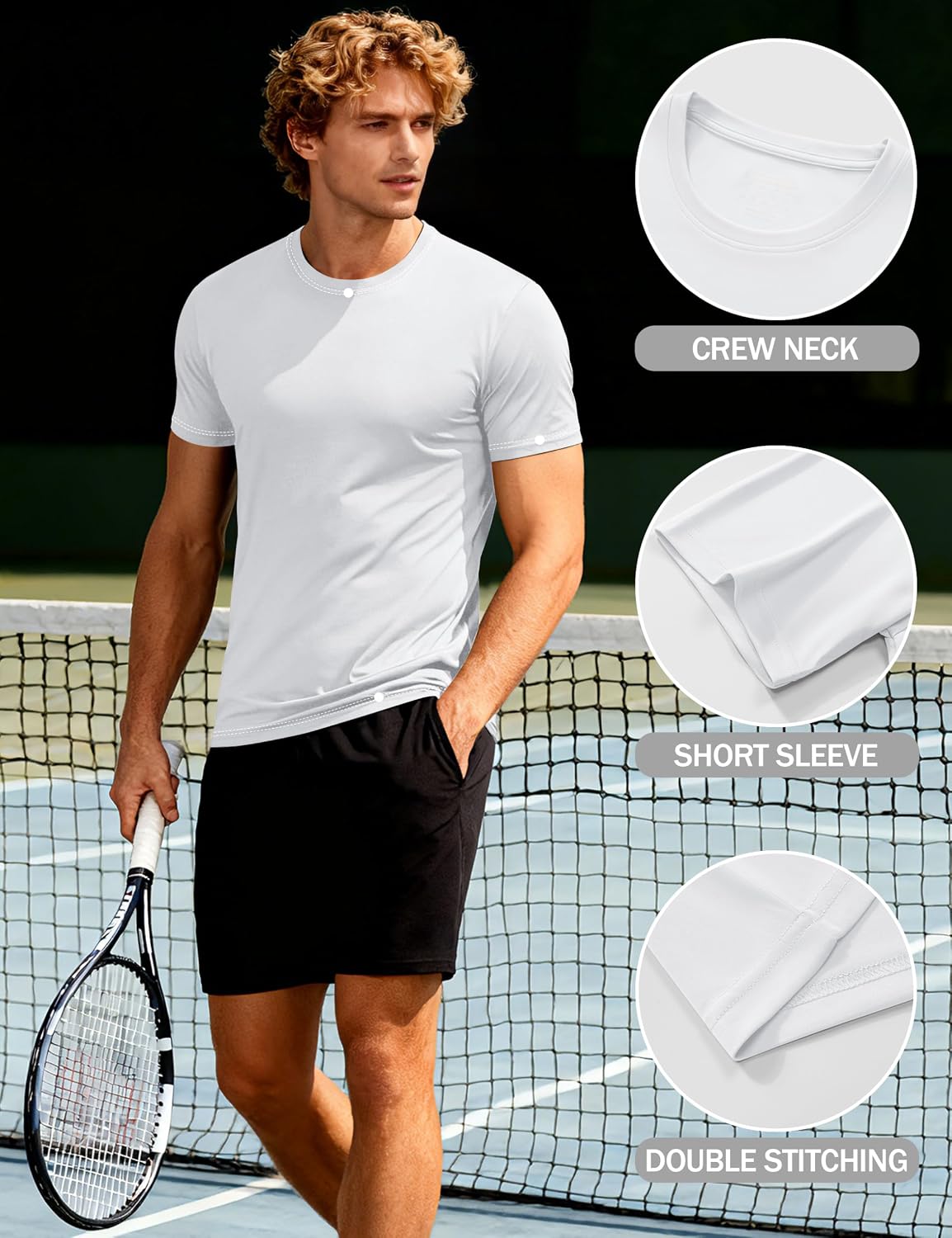 Thumbnail 5 de KEFITEVD UV Shirt Herren – Schnelltrocknendes Funktionsshirt mit UPF 50+