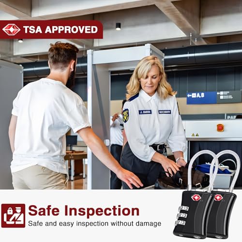 Thumbnail 1 de Oderra Candado Taquilla TSA 3 dígitos — pack 2 🔒