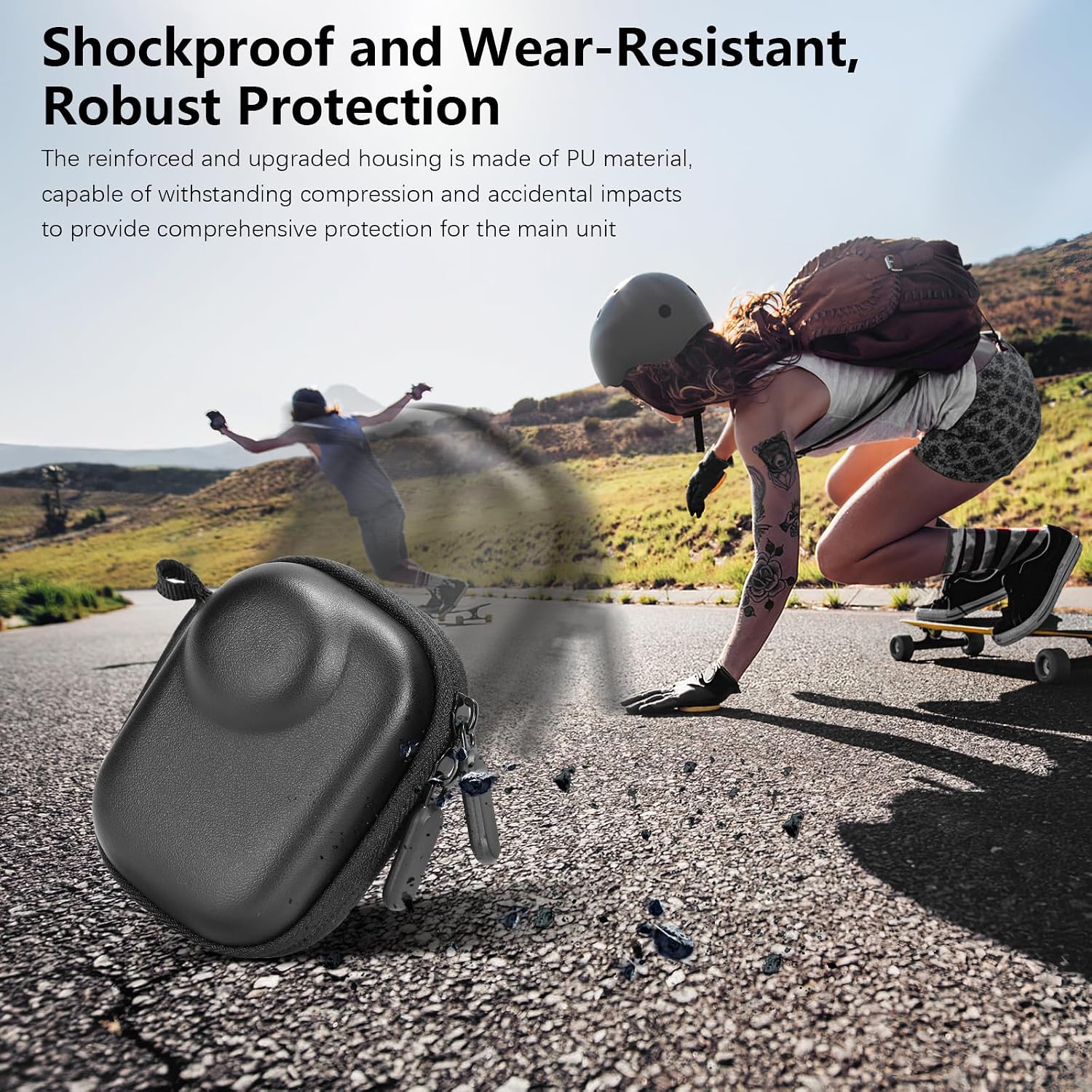Detalle 2 de AMAZEAR Tragetasche Insta360 Go Ultra Leder 1:1