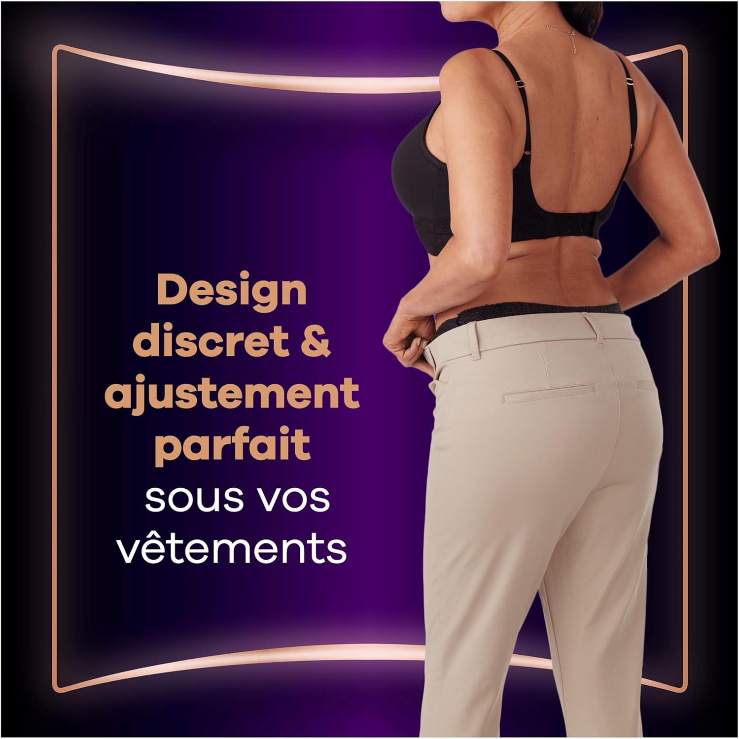 Thumbnail 4 de Culottes Always Discreet Boutique pour fuites urinaires noires (taille haute) – pack de 4