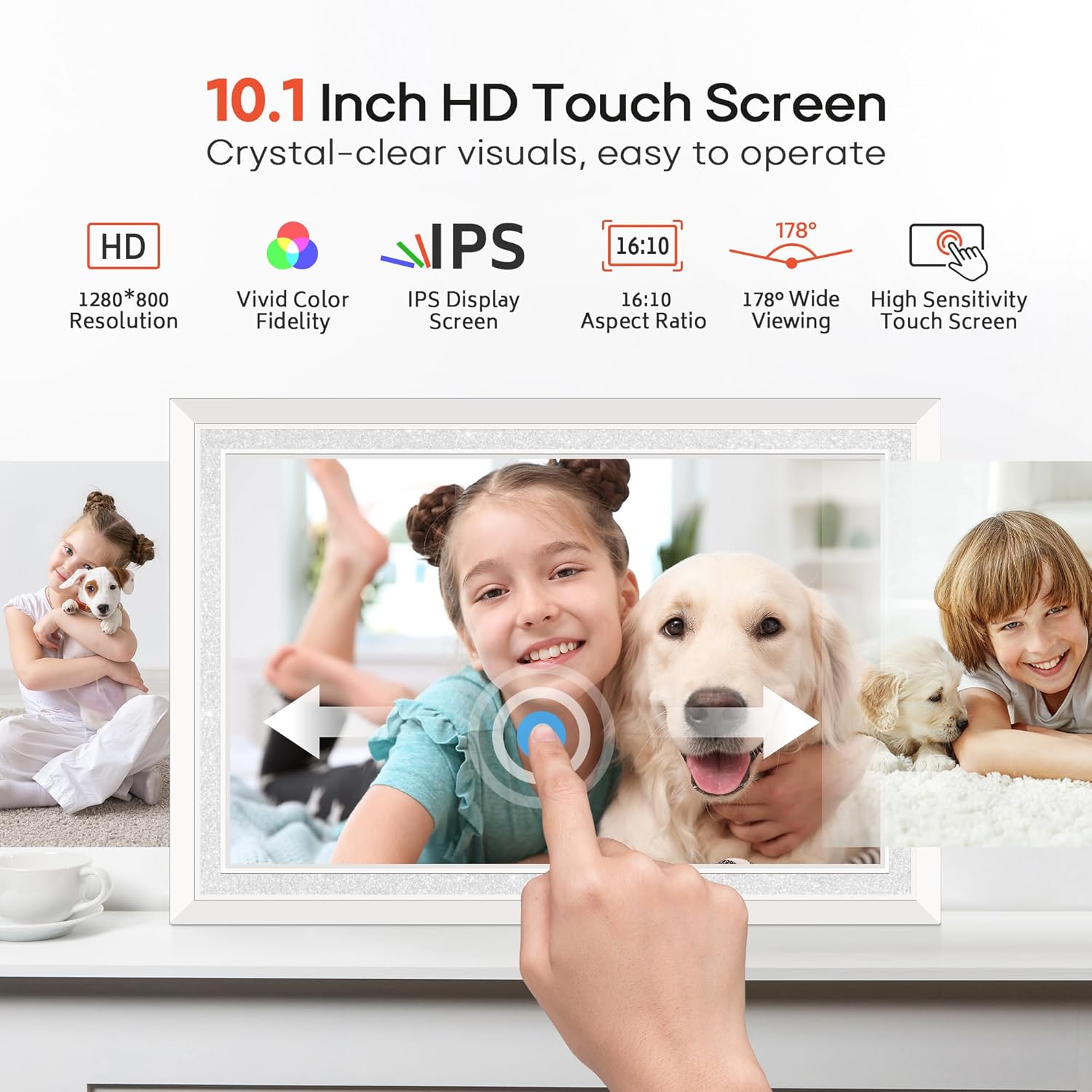 Thumbnail 6 de Frameo 10.1" Digital Picture Frame 32GB