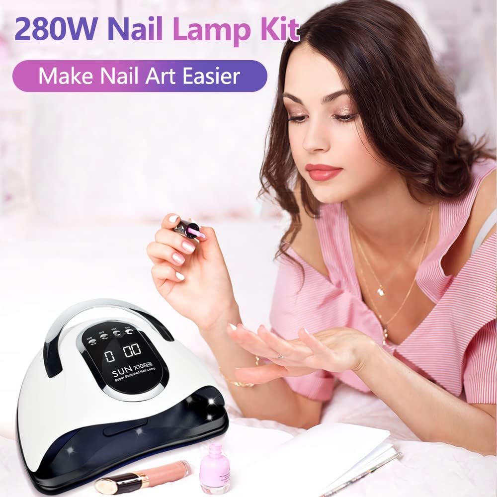 Thumbnail 5 de BEENLE UV LED Lampe für Nägel mit 280 W, 66 LEDs & Auto-Sensor – 4 Timer (10/30/60/99 s)