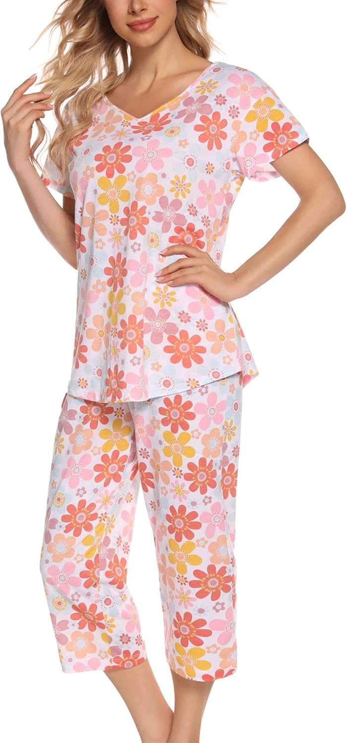 Detalle de ENJOYNIGHT Women's Pajama Set, Cotton Blend
