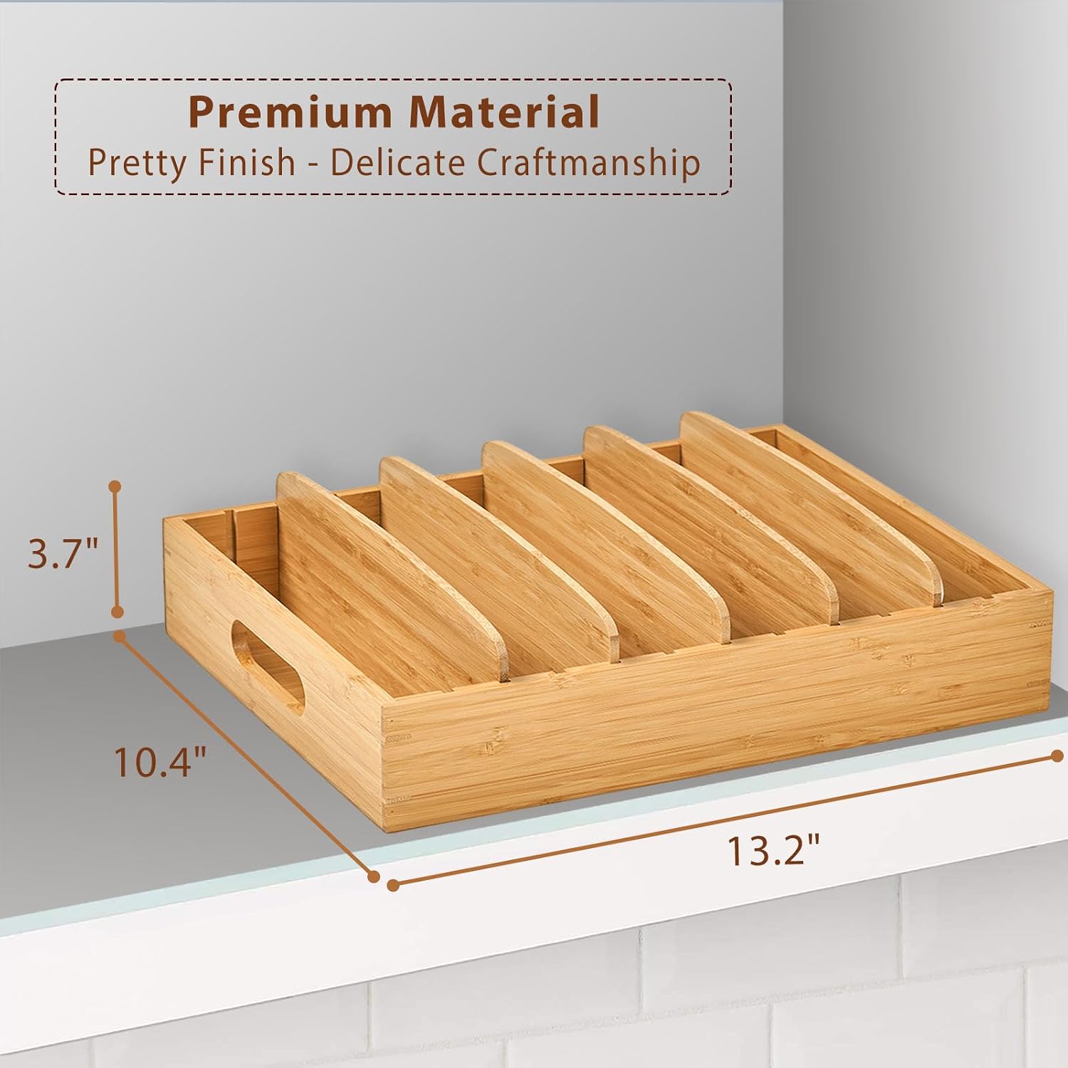 Detalle 2 de Umilife Kitchen Organizer with Adjustable Dividers