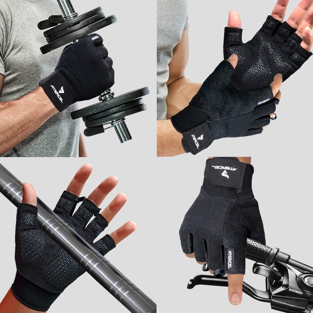 Thumbnail 5 de ATERCEL Guantes Gimnasio para levantamiento