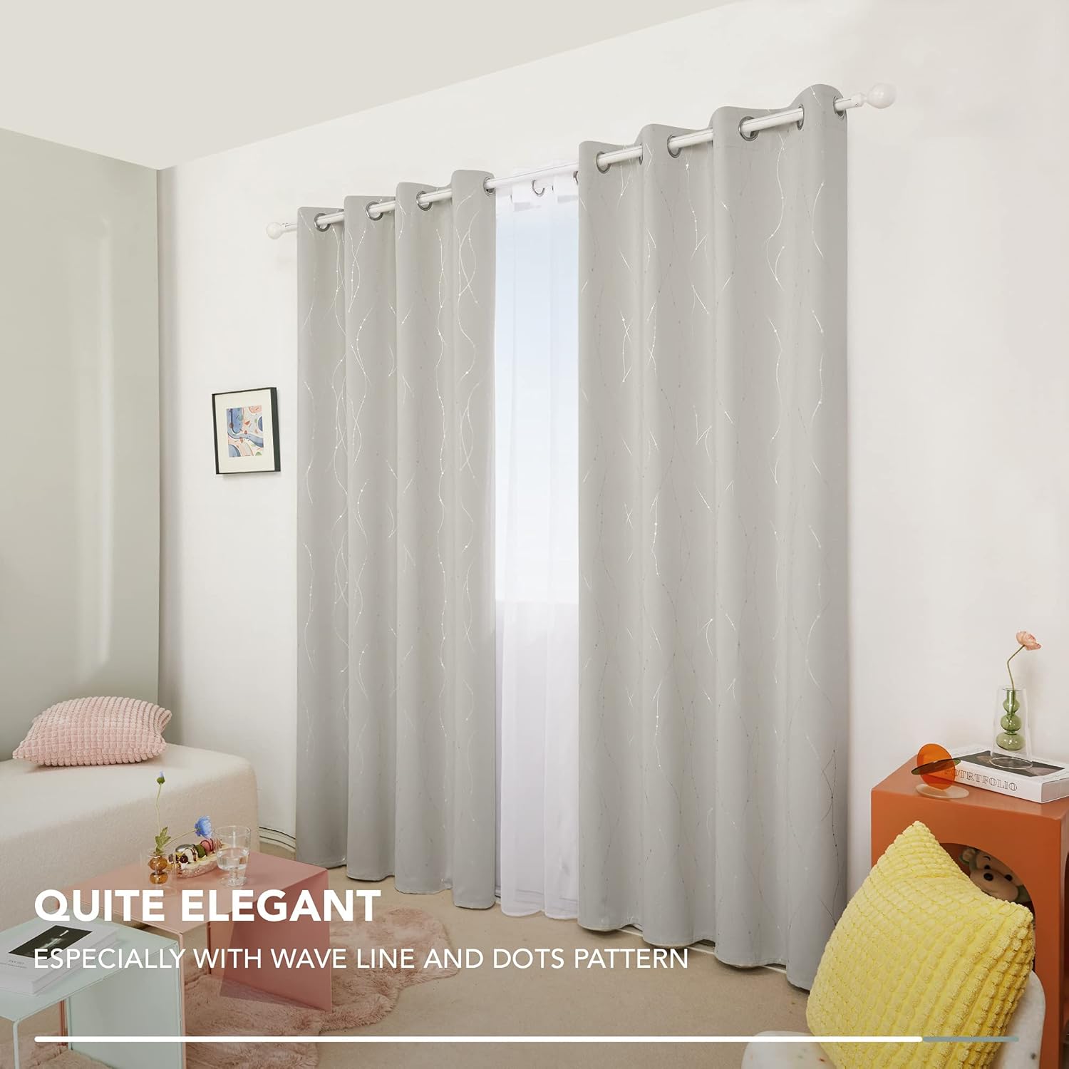 Thumbnail 3 de Deconovo Rideaux occultants 140 x 260 cm 🪟