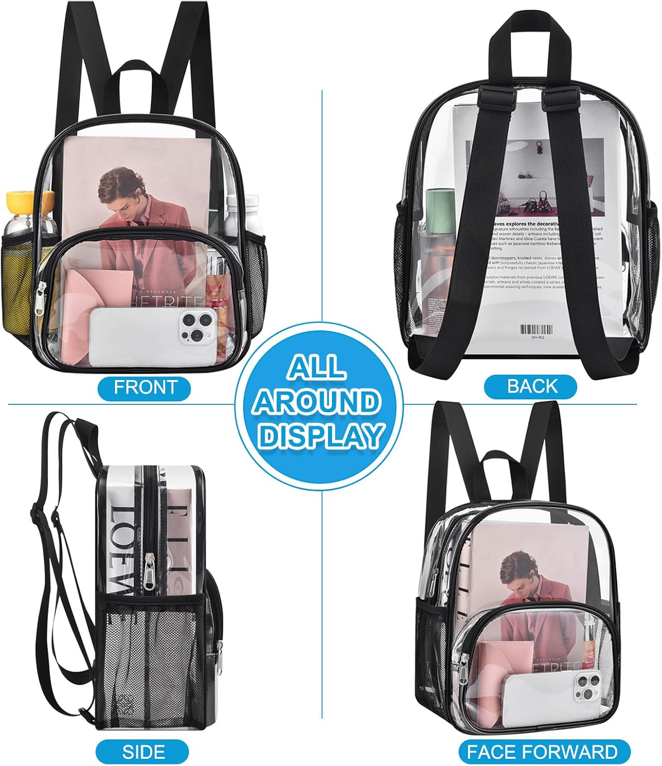 Thumbnail 5 de Clear Backpack 0.4 mm PVC