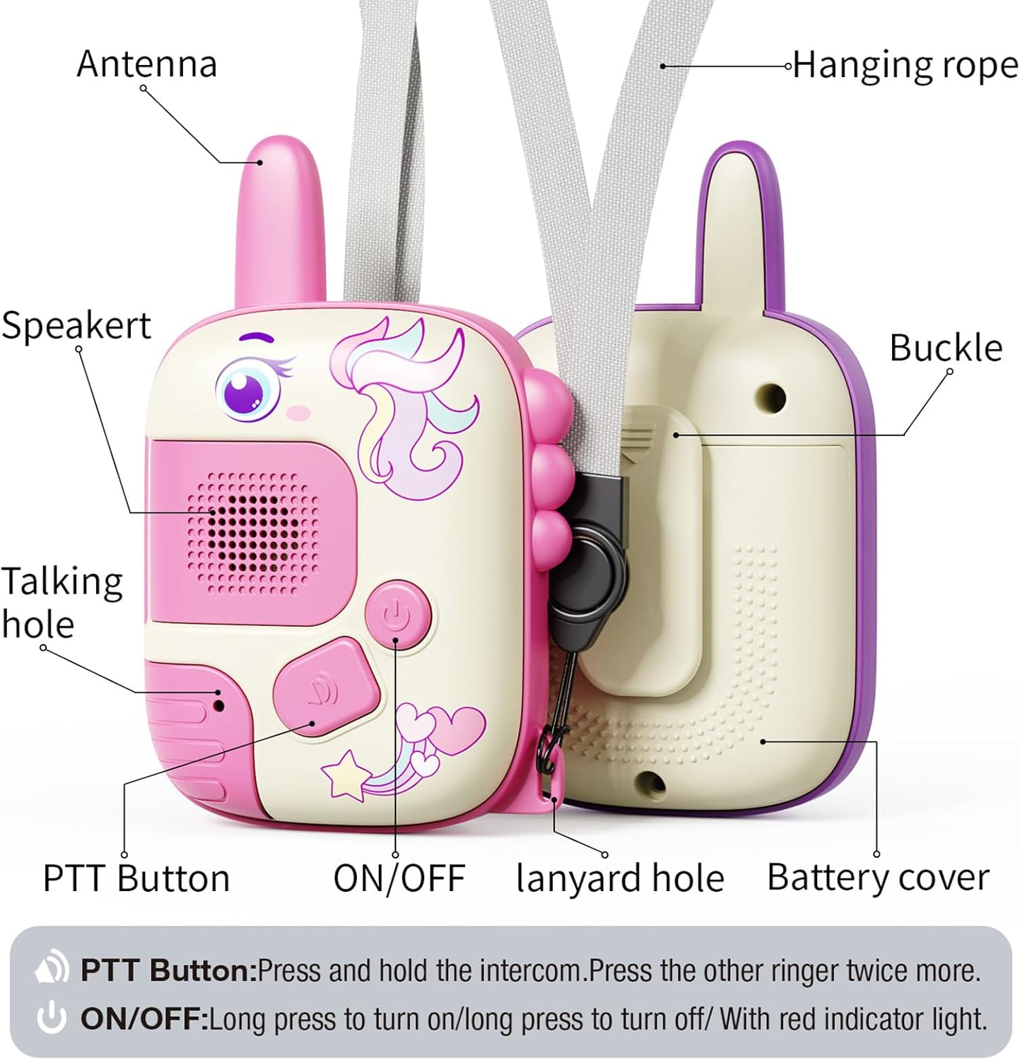Thumbnail 3 de Unicorn Walkie Talkies 1000 ft