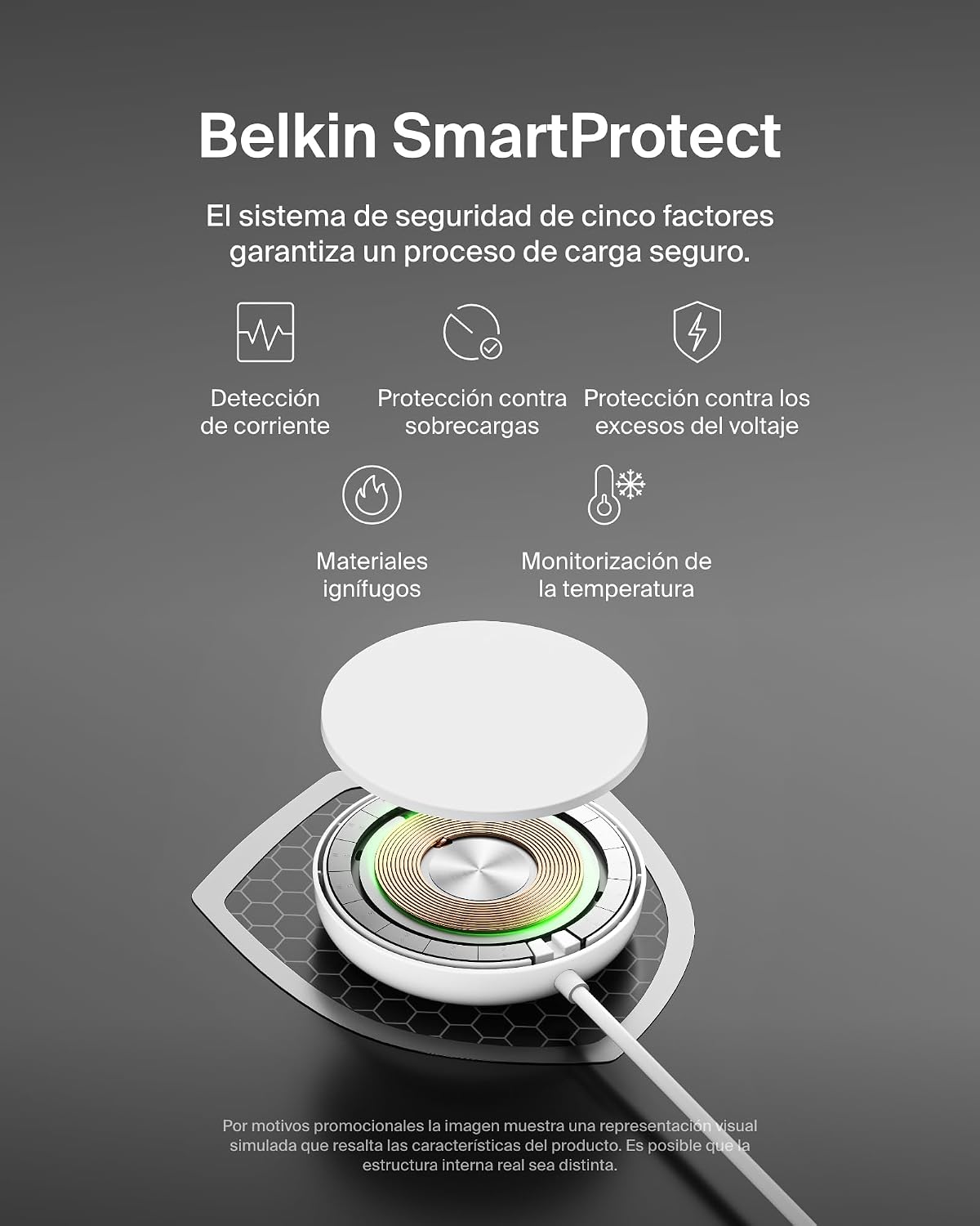 Thumbnail 6 de Belkin Cargador Inalámbrico MagSafe 15W para iPhone y AirPods