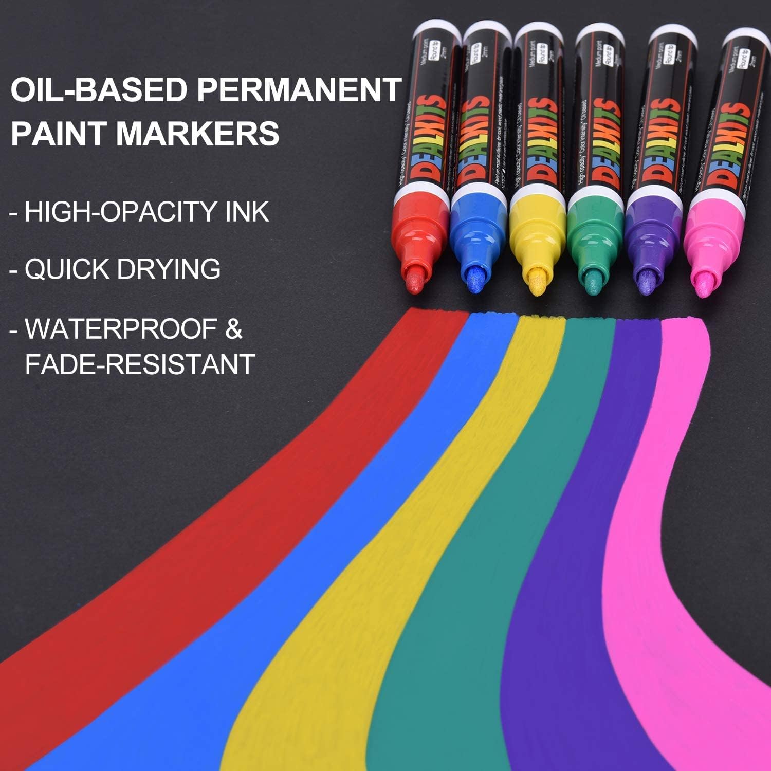 Thumbnail 1 de 16 Farben Acrylstifte für Wasserfestes Malen