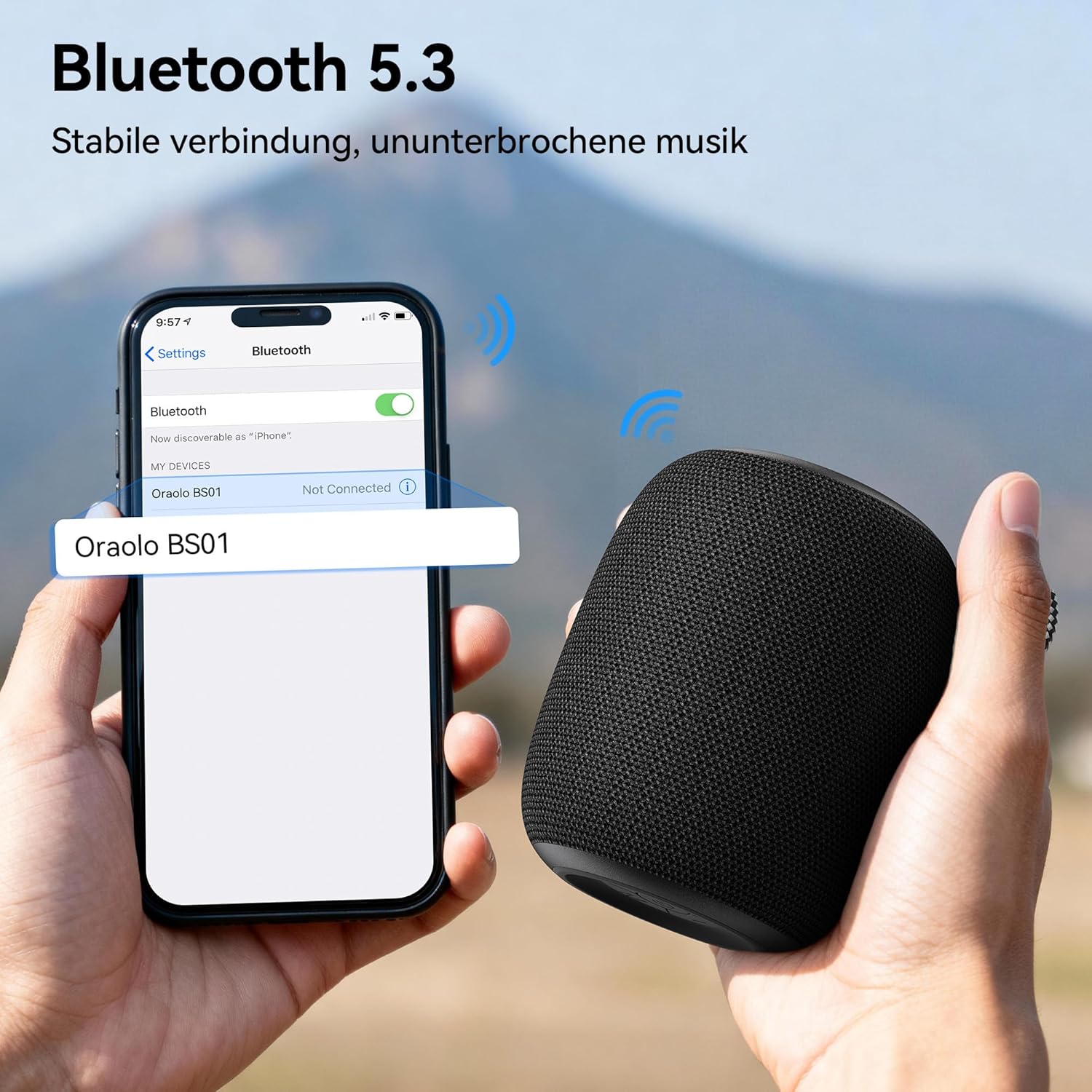 Detalle de oraolo Bluetooth Lautsprecher 15 W mit IPX7