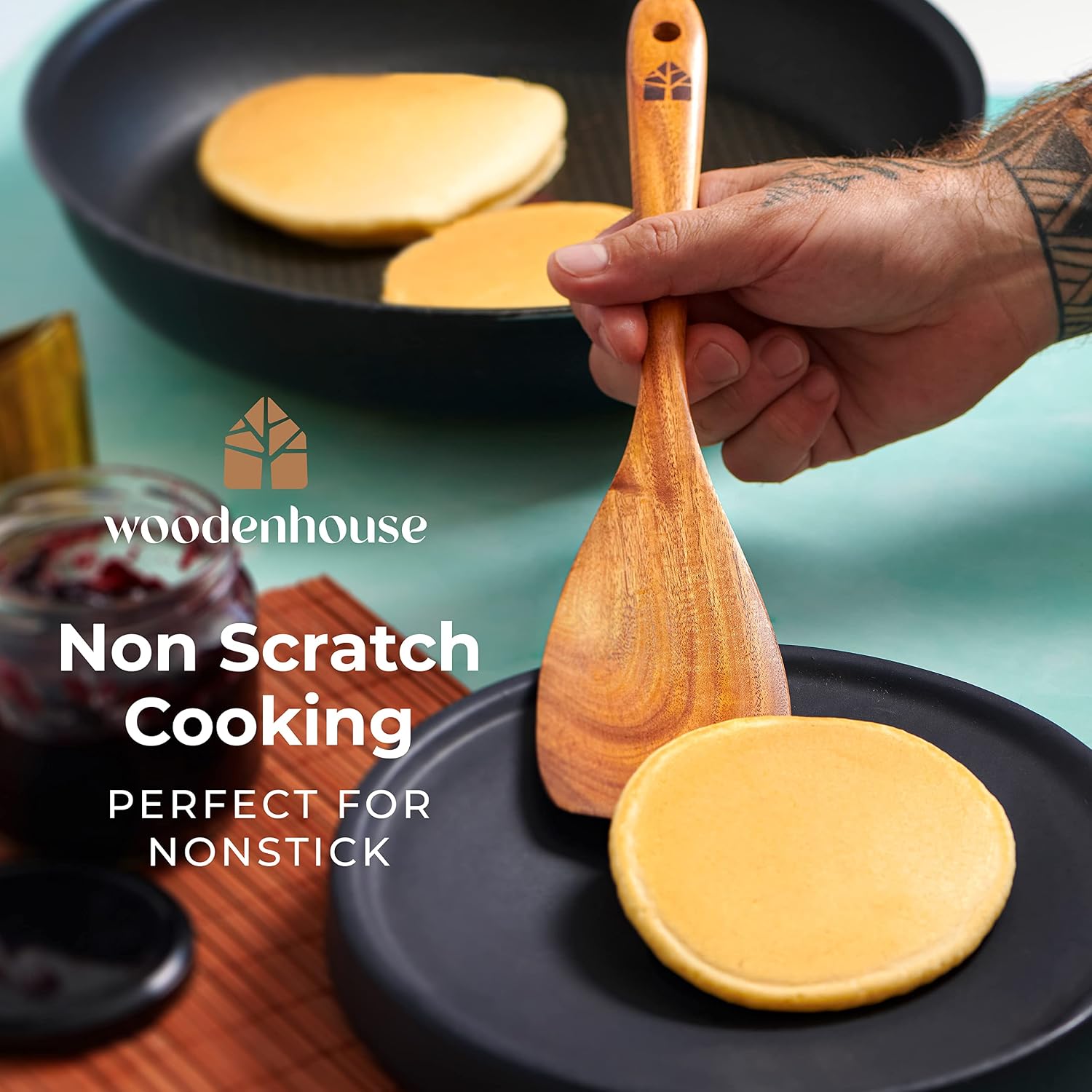 Thumbnail 4 de Woodenhouse Teak Utensil Set 12pc