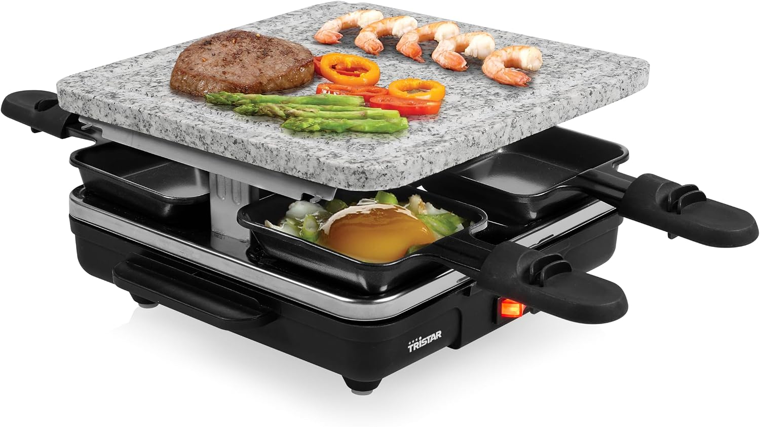 Tristar Raclette-Stein RA-2745 – Grillplatte 21×21 cm