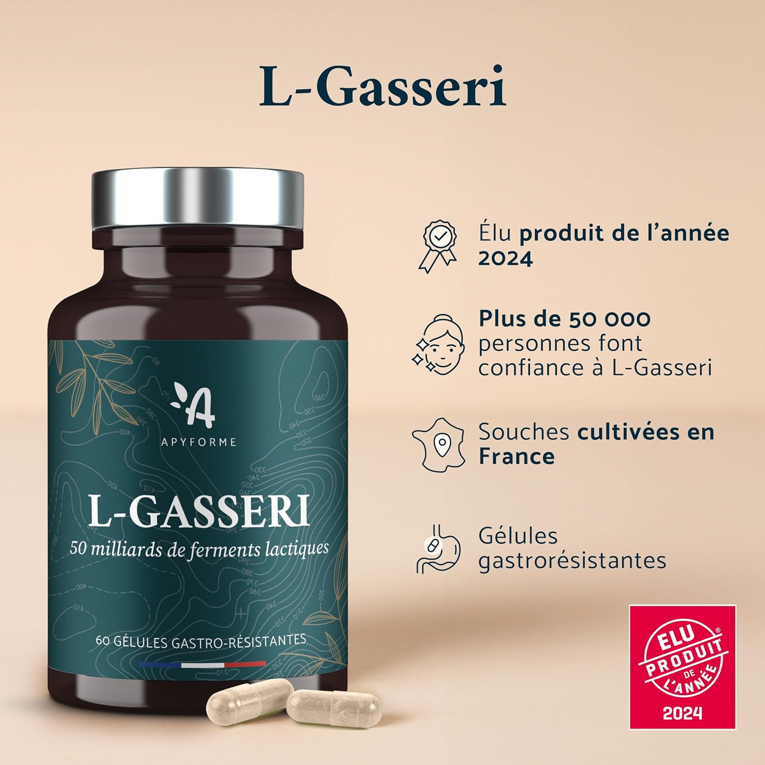 Thumbnail 3 de Apyforme Probiotique L Gasseri 50 milliards 💊