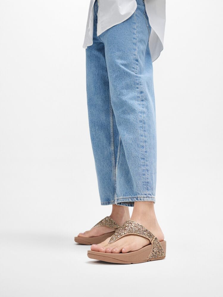 Detalle 2 de FitFlop Lulu Crystal Feather Original Fit Orteil Sandale
