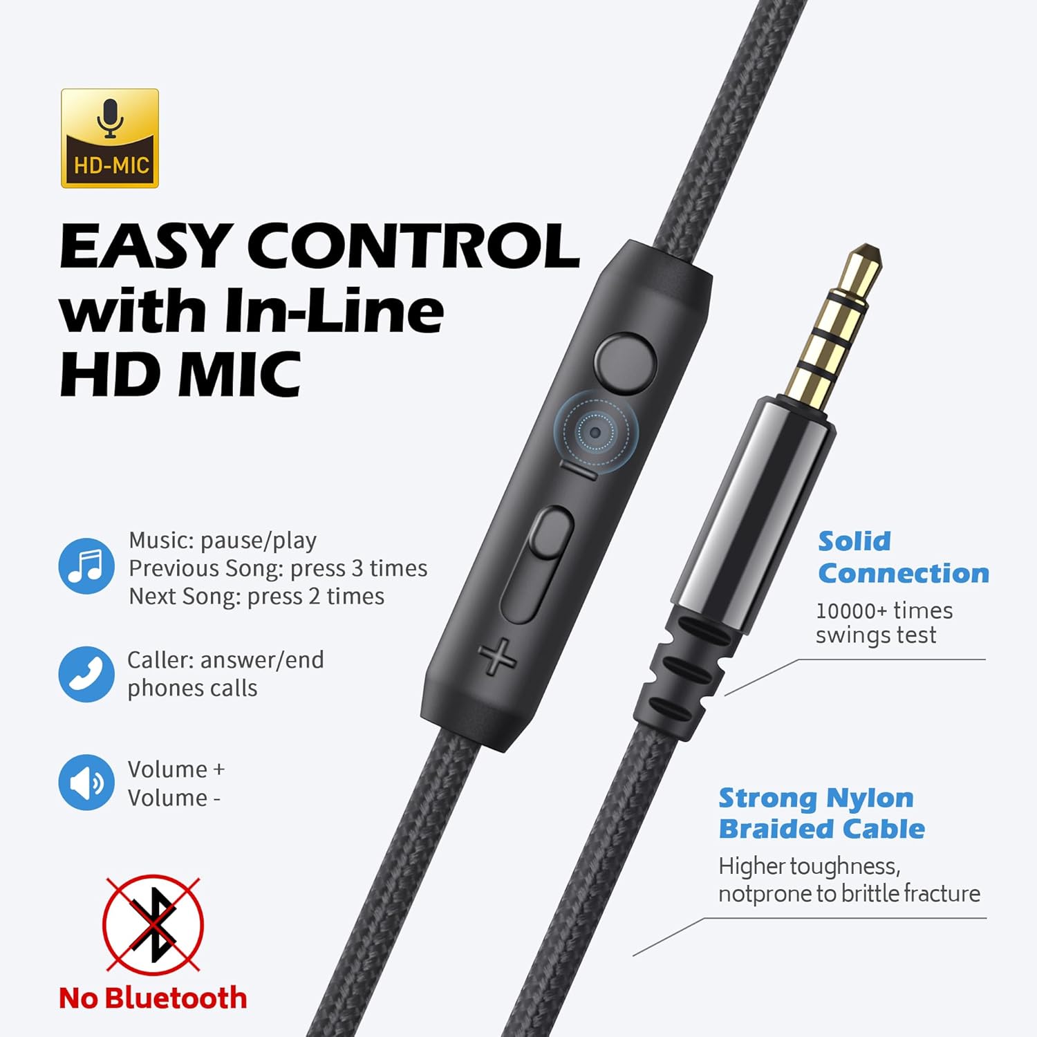 Thumbnail 4 de AILIHEN C8 Kids Wired Headphones with Mic