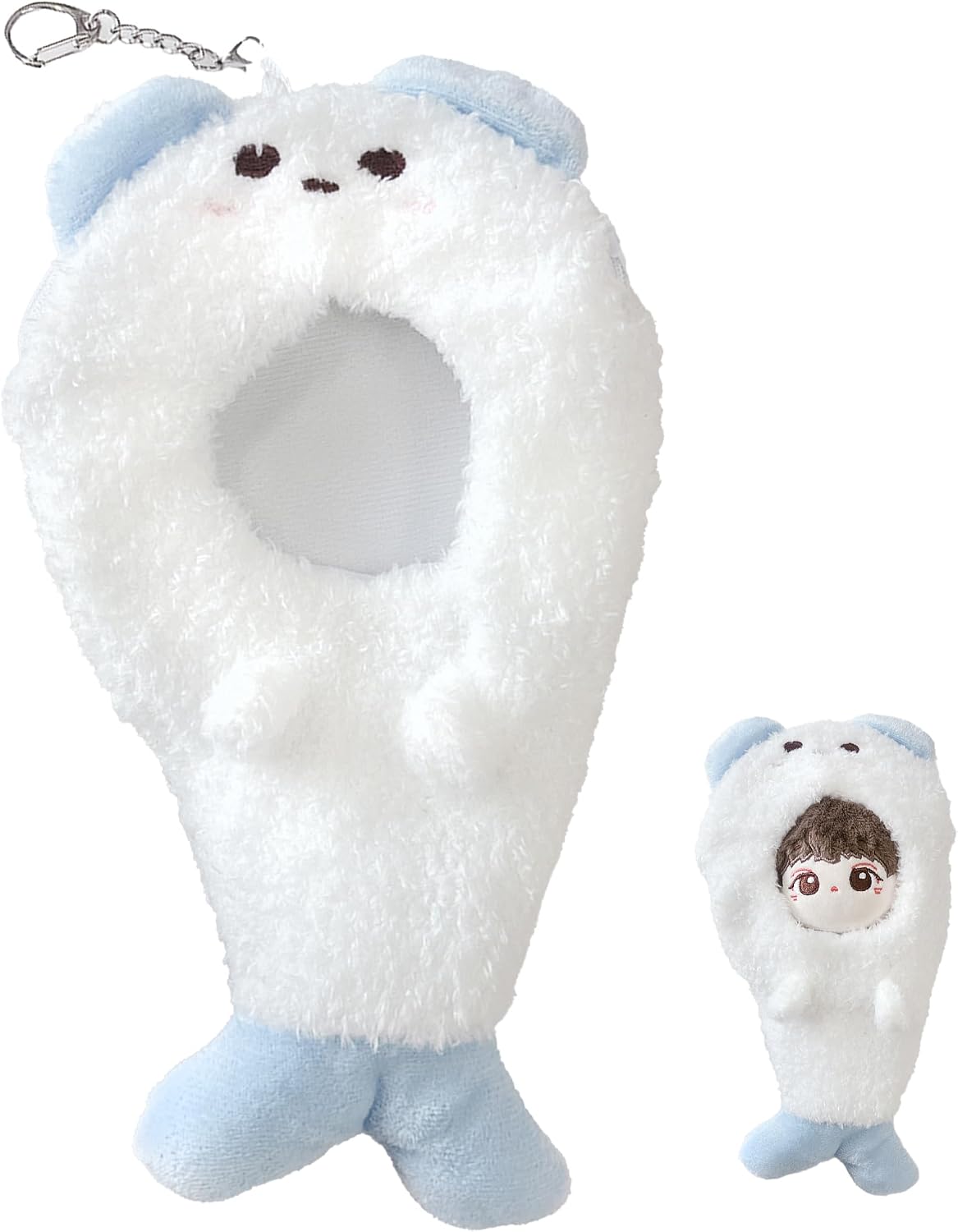 Detalle 2 de g.triger ジートリガー ぬいぐるみ用ピザ型着ぐるみポーチ 10〜15cm用 チャーム付き
