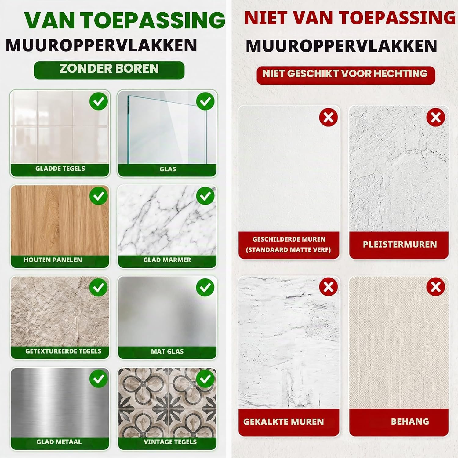 Detalle 2 de Weabisoo shounajia doucheplank met zuignappen, handdoekstang en 4 haken