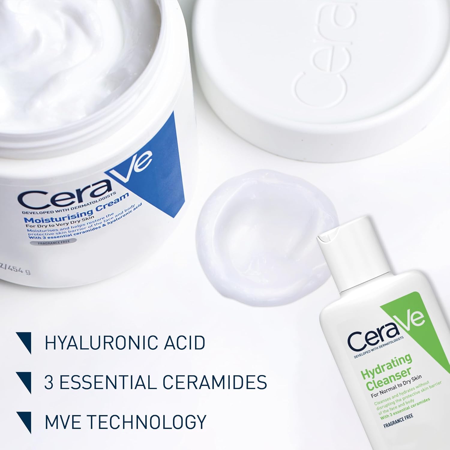 Detalle 2 de CeraVe Travel Bundle Moisturising Cream and Cleanser