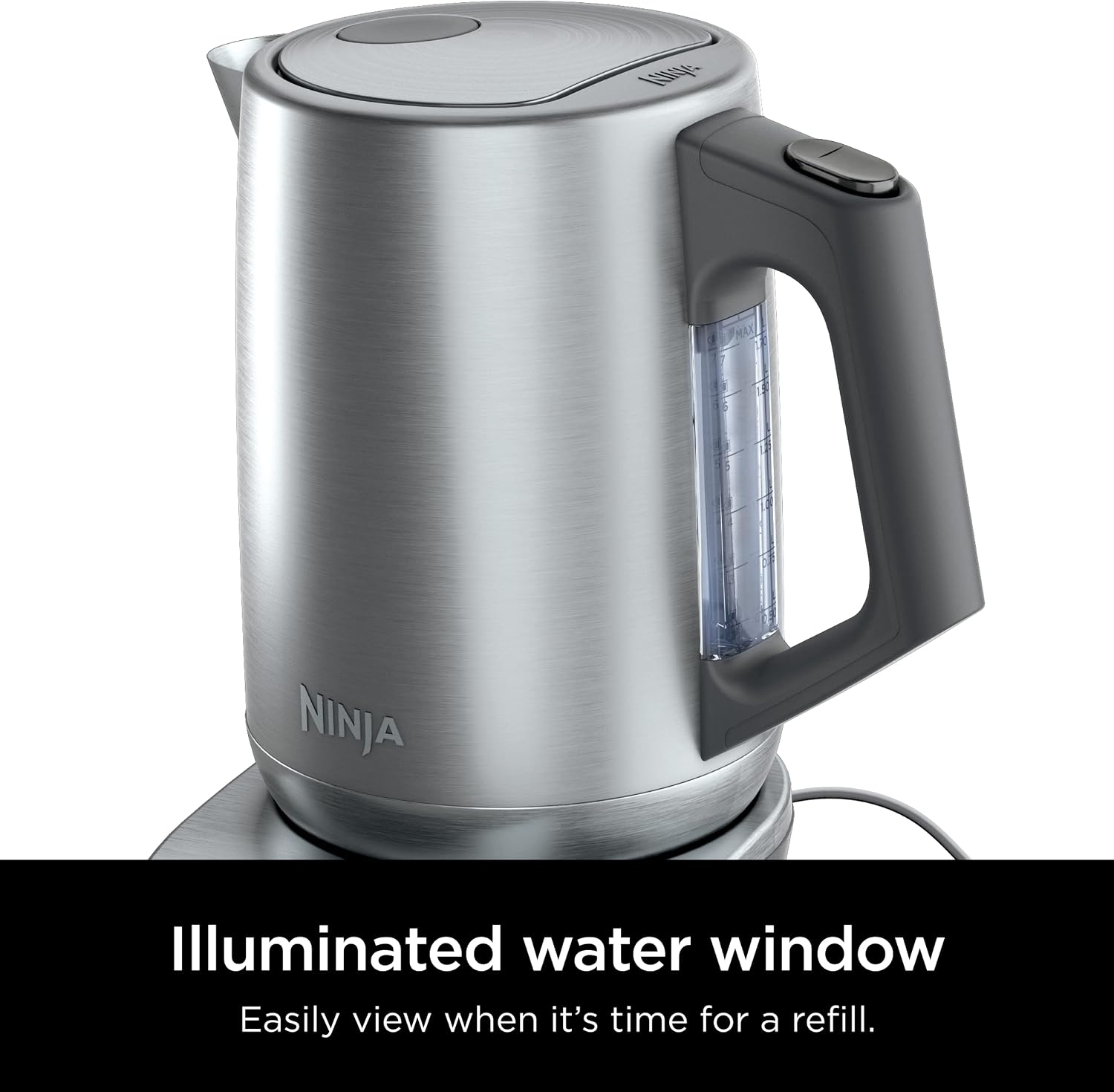Detalle 1 de Ninja KT200C Precision Temperature Electric Kettle, 7 Presets, 7-Cup Capacity