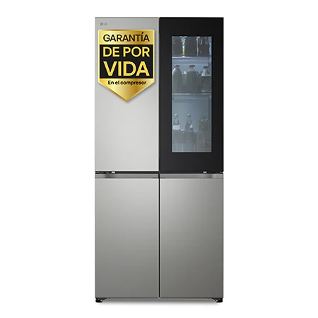 Detalle de Frigorífico American Combi LG GMVS30SEPY InstaView™ 580 L – Inox antihuellas