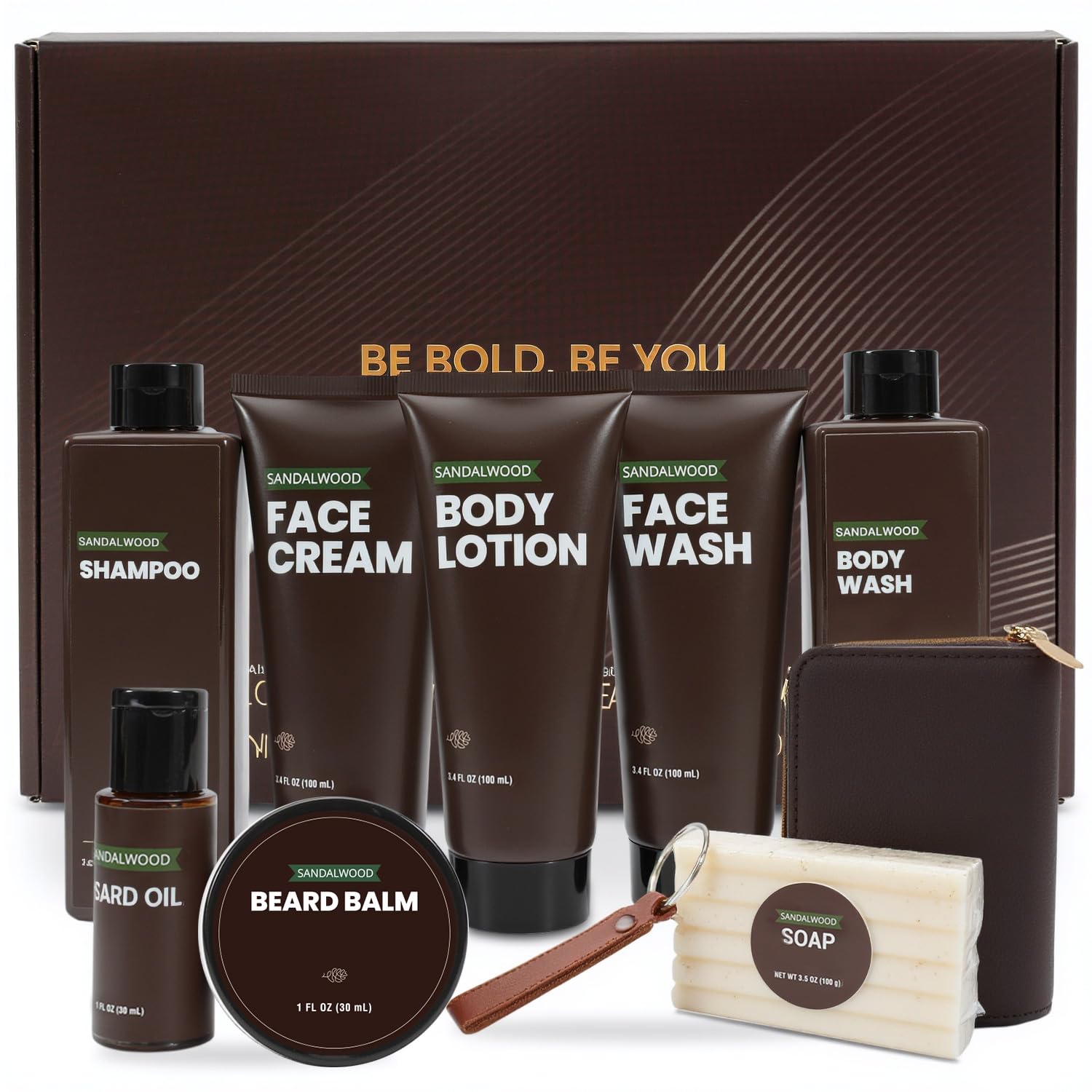Thumbnail 6 de BODY & EARTH Gifts Männer Bad Geschenkset (6-teilig) mit frischem Vetiverduft