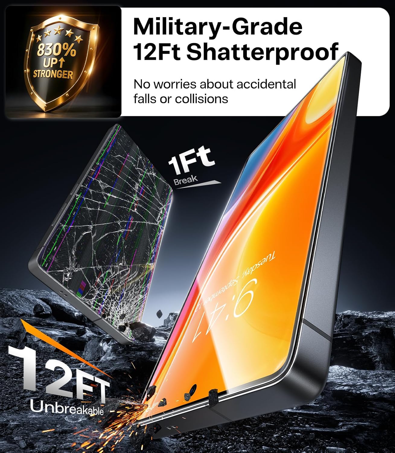 Detalle de TORRAS Samsung Galaxy S25 Ultra 2-pack screen protector