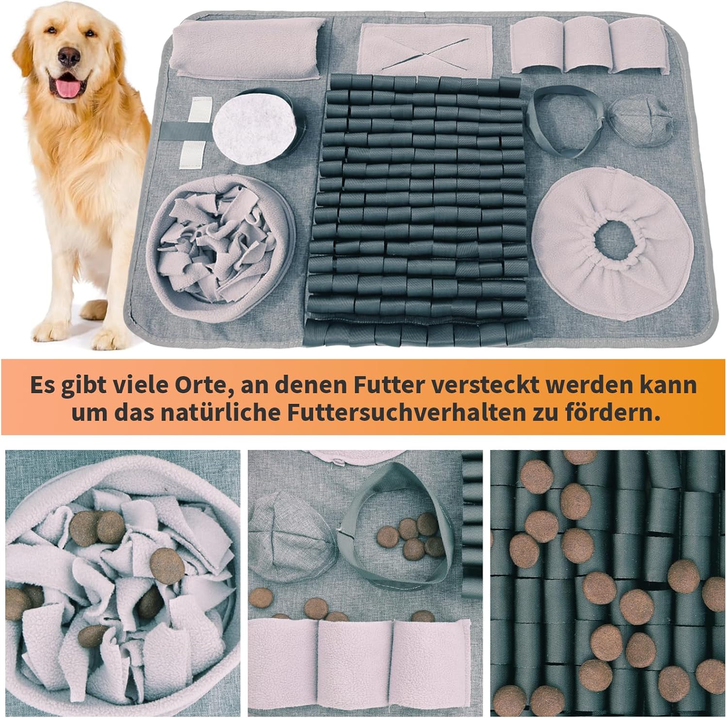 Detalle 1 de Hund Schnüffelteppich 66×42 cm