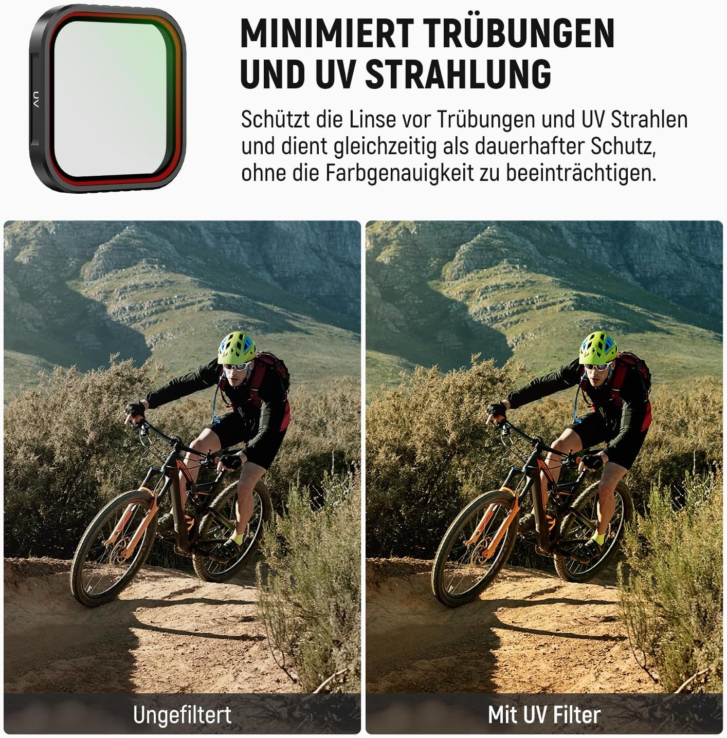 Thumbnail 2 de NEEWER UV-Filter für Insta360 Ace Pro & Ace Pro 2 (FL-C20) – Lens-Schutz für POV-Aufnahmen