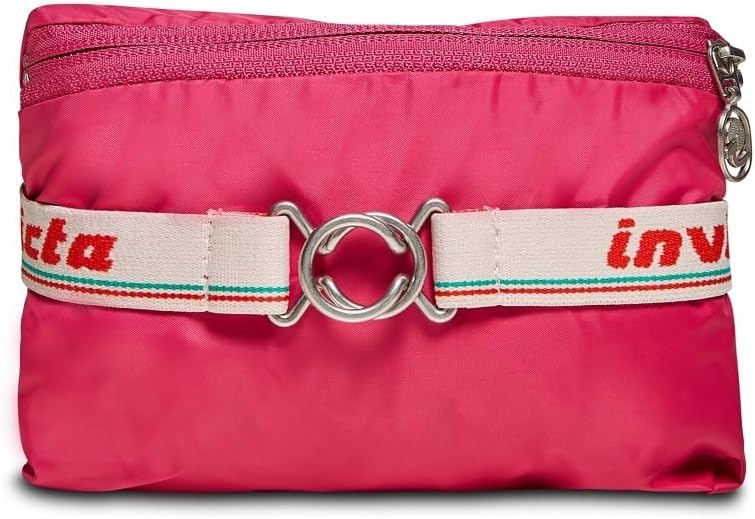 Detalle 2 de Invicta Mochila MINISAC GLOSSY Rosa 🎒 Ligera y Plegable