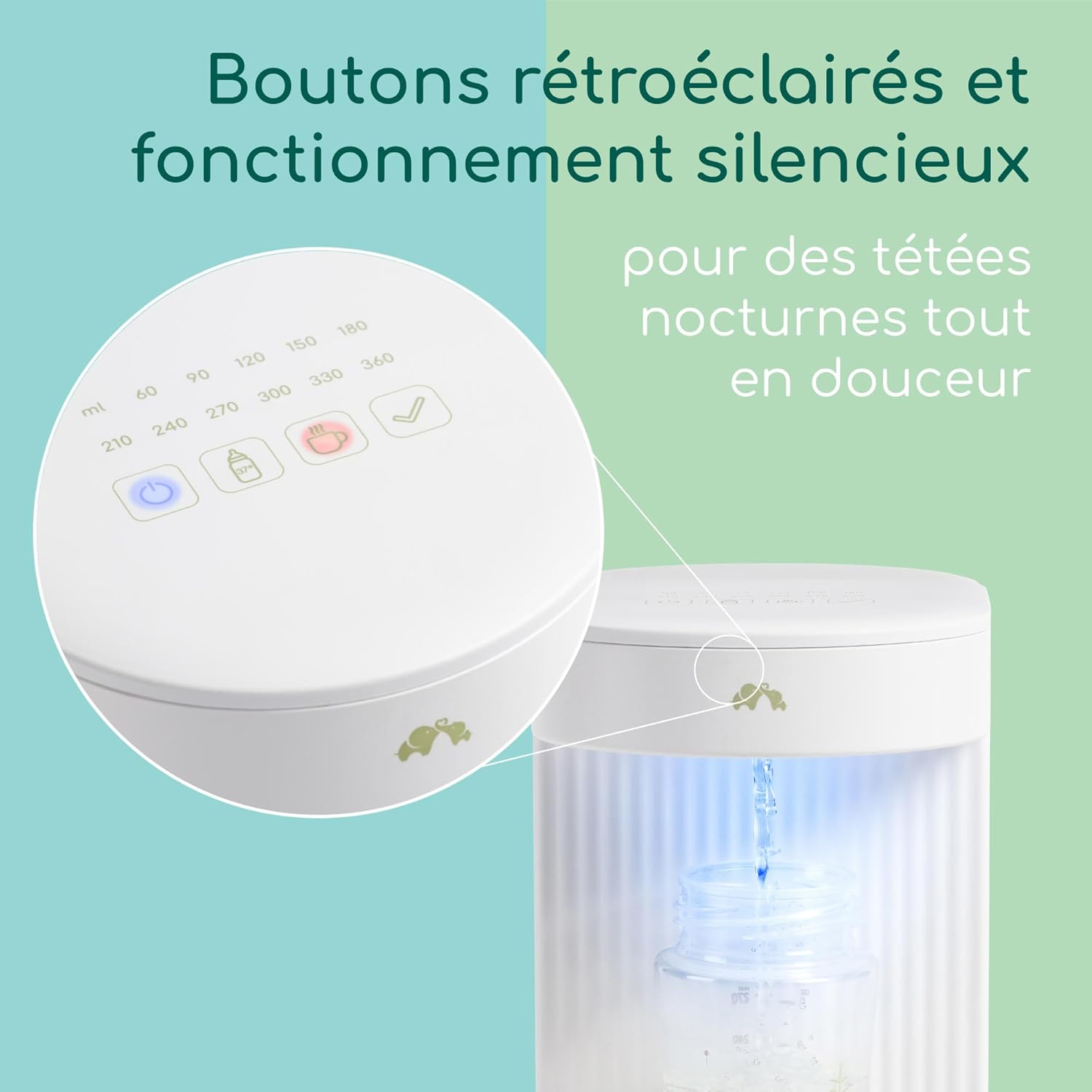 Detalle de Bebeconfort Chauffe Biberon Instantané: Chauffe-biberon rapide, silencieux et autonome
