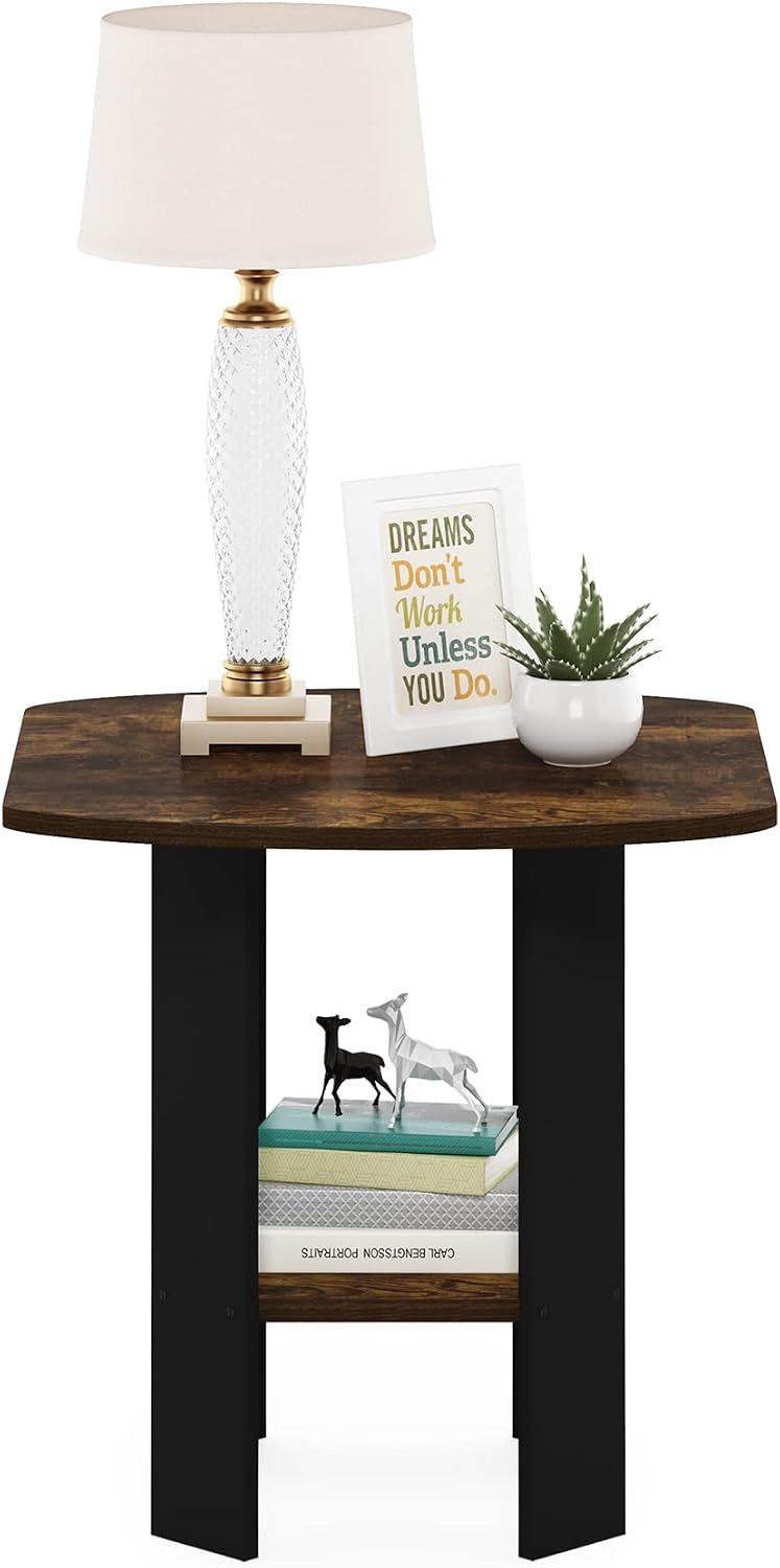 Detalle de Furinno Side Table 20 x 20 x 19.6 Inches