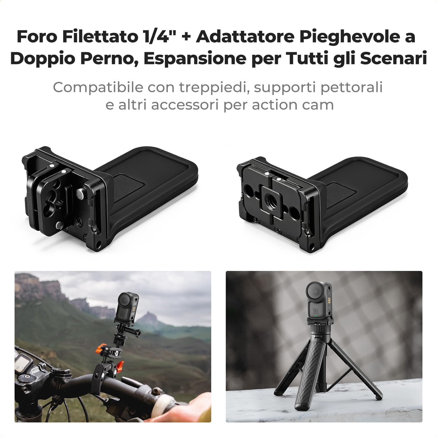 Detalle de K&F CONCEPT Adattatore magnetico verticale per Osmo Nano/Xtra Atto