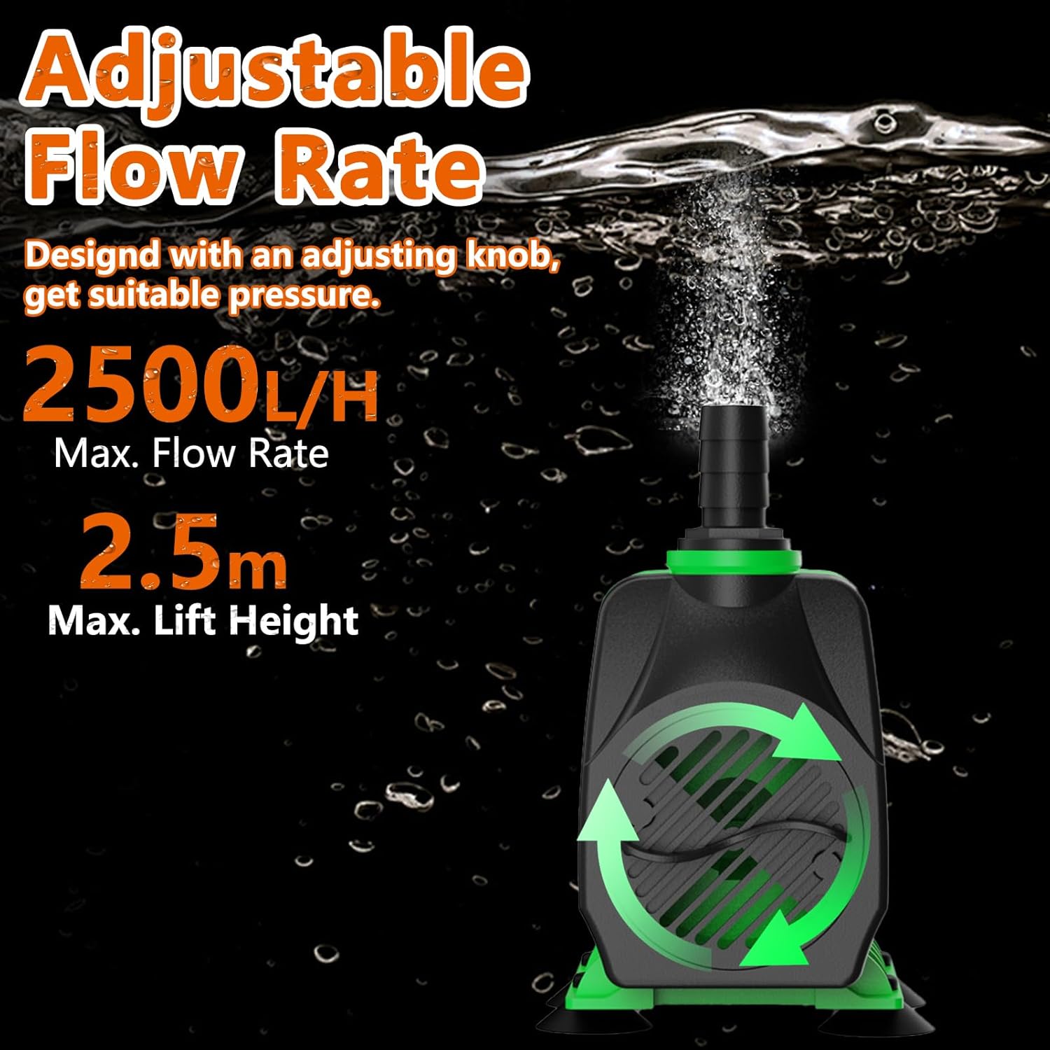 Thumbnail 1 de Knifel Pompe Submersible 45 W 2500 L/h