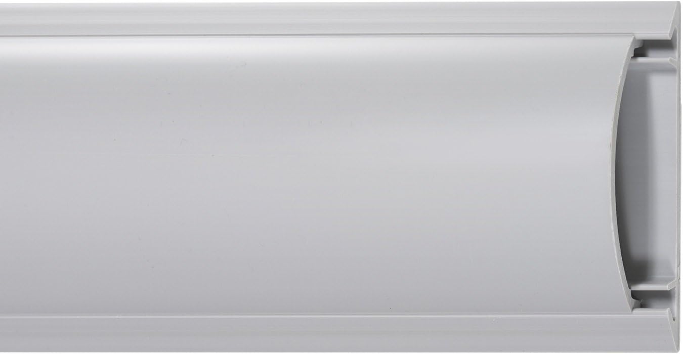 Detalle 2 de Maclean MCTV-674 Kabelkanal 1m – Boden-Kabelkanal mit Klebeband, Halbrund, grau
