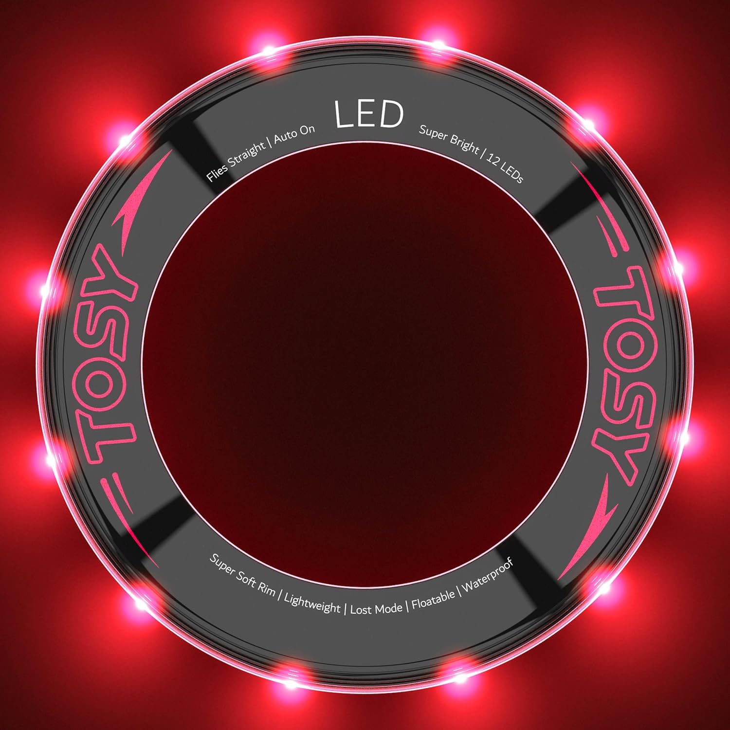 Thumbnail 1 de TOSY Flying Ring – Anello volante luminoso a LED 12 colori, impermeabile e sicuro per bambini e ragazzi