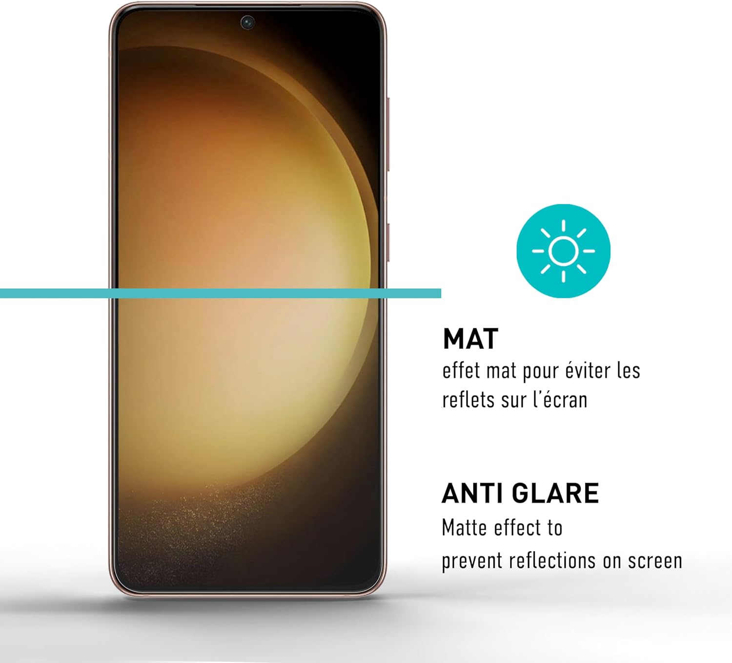 Detalle de smartect Protecteur d’écran TPU Matte pour Samsung Galaxy S23 Plus (lot de 2) – pose sans bulles