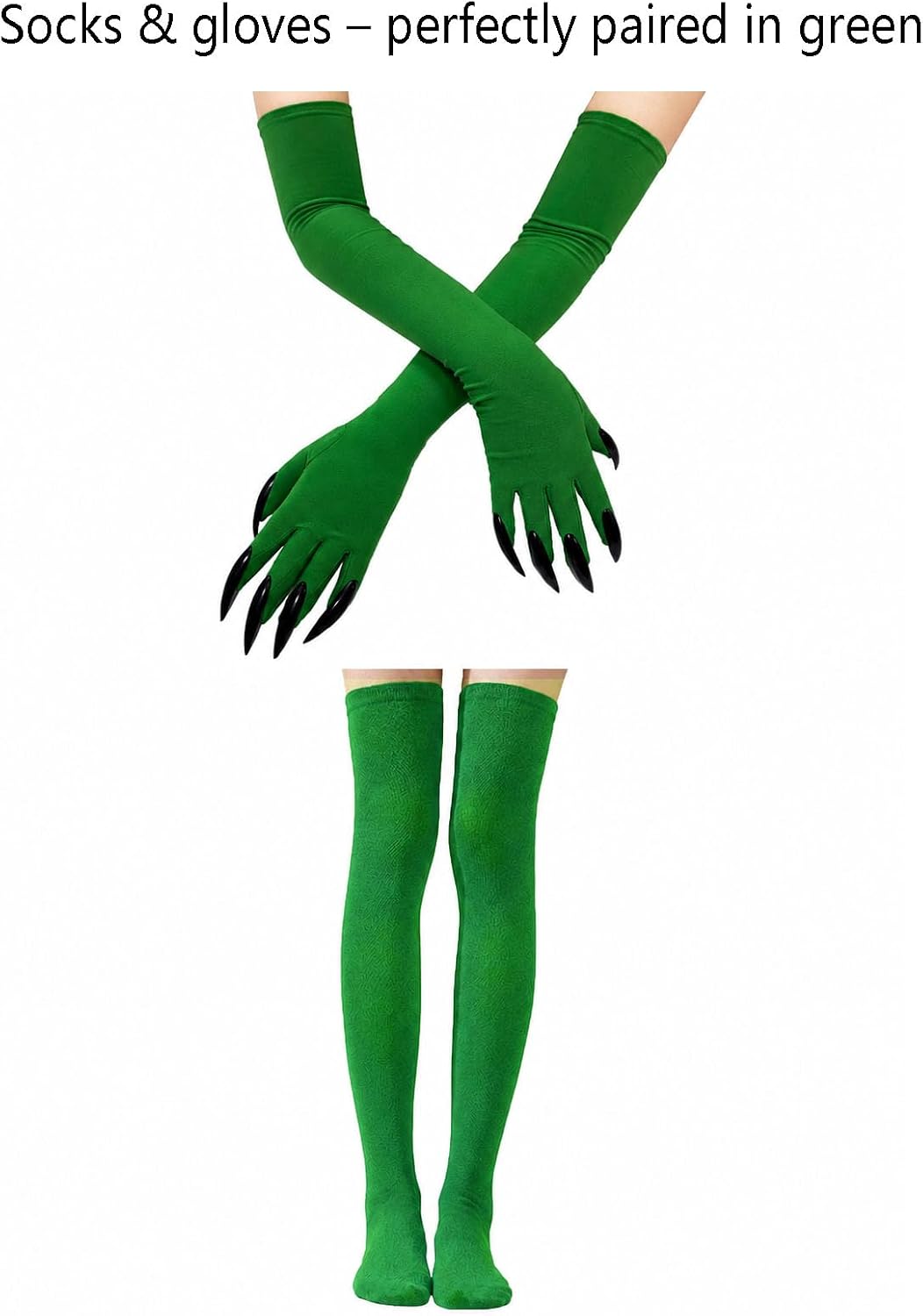 Detalle de Wakejoy Witch Costume with Green Gloves
