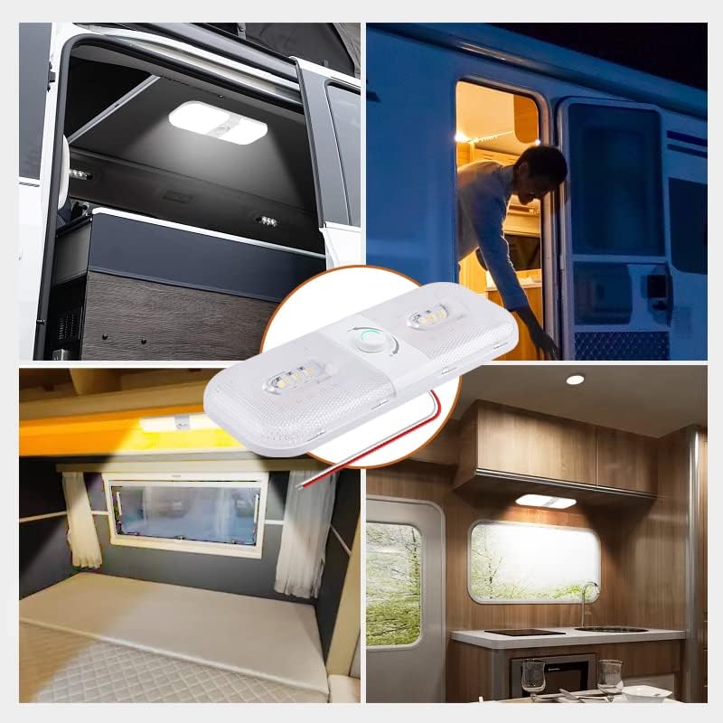Thumbnail 6 de ANYPOWK A-2 12V LED RV Lights, Dimmable, 3 Colour Temperatures, 4-Pack