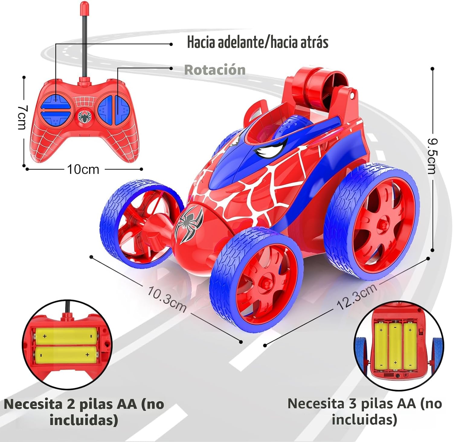 Thumbnail 4 de Buoeuik Mini Coche Teledirigido 360° para niños